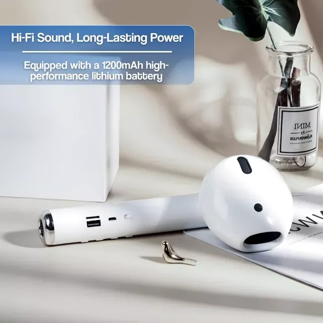 Oversized AirPod Bluetooth Speaker (2) Oversized AirPod Bluetooth Speaker