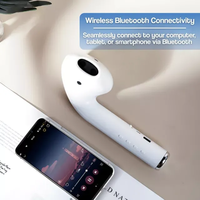 Oversized AirPod Bluetooth Speaker (4) Oversized AirPod Bluetooth Speaker