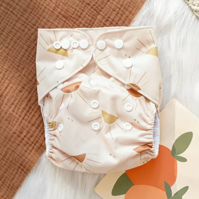 compressed_Reusable One-Size Baby Cloth Diaper – Soft Suede Inner, Waterproof Outer 6.6–33 lbs